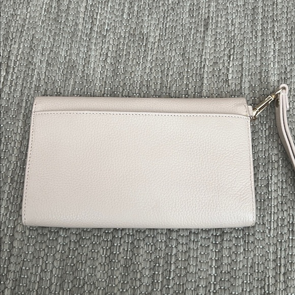 Nordstrom Pale Pink Nude 100% Leather Wristlet - Picture 8 of 10